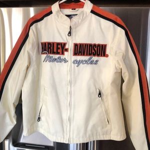 Harley Davidson cream and orange women’s xl